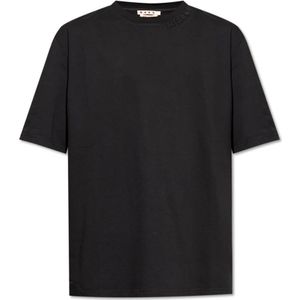 Marni, Heren, Tops, Zwart, Maat: M Katoen,
