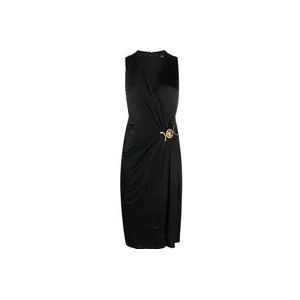 Versace Zwarte jurken , Black , Dames , Maat: L