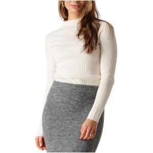 Ydence, Dames, Truien, Beige, Maat: 2XL Nylon,