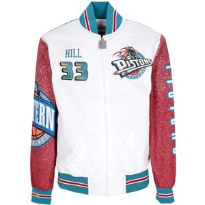 Mitchell & Ness, Heren, Jassen, Veelkleurig, Maat: M Poliester,