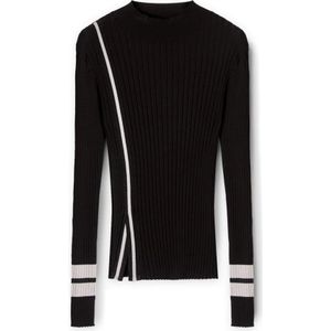 Motivi, Dames, Truien, Zwart, Maat: XS Viscose,