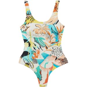 Reina Olga, Dames, Badkleding, Veelkleurig, Maat: M Denim,