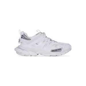 Balenciaga Witte Reflecterende Track Sneakers , White , Dames , Maat: 35 EU