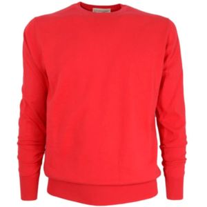 Cashmere Company, Heren, Truien, Rood, Maat: 3XL Katoen,