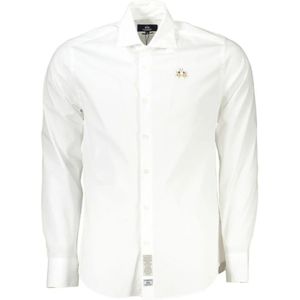 La Martina, Heren, Overhemden, Wit, Maat: S Katoen,