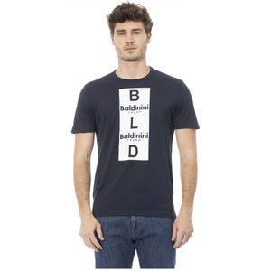 Baldinini, Heren, Tops, Blauw, Maat: XS Katoen,