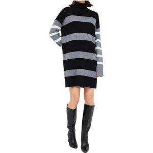 Liu Jo, Dames, Jurken, Veelkleurig, Maat: XS Wol,