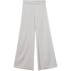 D.Exterior, Dames, Broeken, Grijs, Maat: S Satijn,