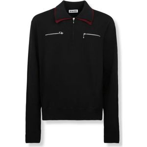 Jil Sander, Heren, Truien, Zwart, Maat: XL