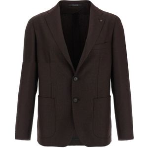 Tagliatore, Heren, Jassen, Rood, Maat: XL Wol,