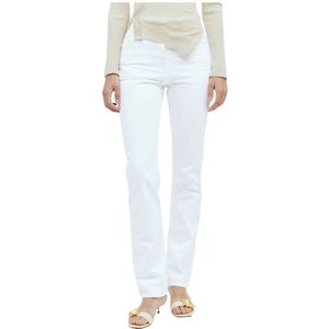 Jacquemus, Dames, Jeans, Wit, Maat: W30 Katoen,