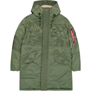 Alpha Industries, Heren, Mantels, Groen, Maat: L