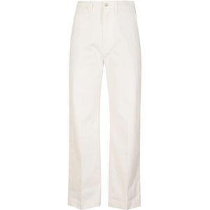 Ralph Lauren, Dames, Jeans, Wit, Maat: S Katoen,