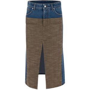 Stella McCartney, Dames, Rokken, Blauw, Maat: M Denim,