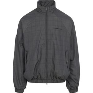 Balenciaga, Heren, Jassen, Grijs, Maat: M Polyamide,