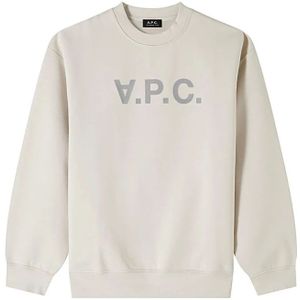 A.p.c., Heren, Sweatshirts & Hoodies, Beige, Maat: XS