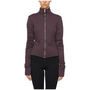 Rick Owens, Dames, Sweatshirts & Hoodies, Paars, Maat: XS Katoen,