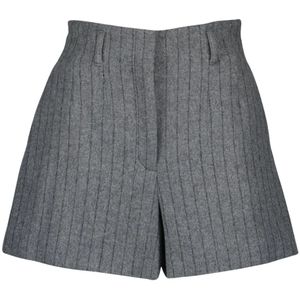 Iro, Dames, Korte broeken, Grijs, Maat: M Wol,