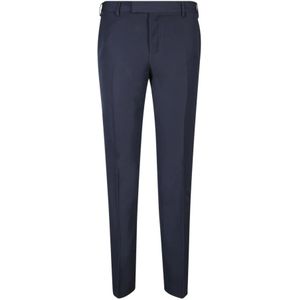 PT Torino, Heren, Broeken, Blauw, Maat: M Wol,