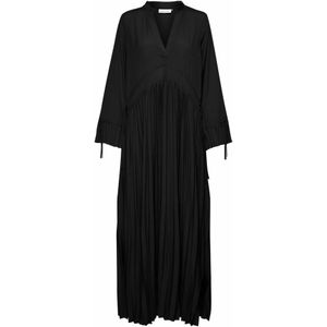 Karen by Simonsen, Dames, Jurken, Zwart, Maat: 2XS Poliester,