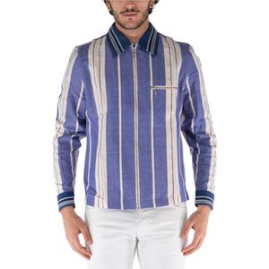 Wales Bonner, Heren, Overhemden, Veelkleurig, Maat: S