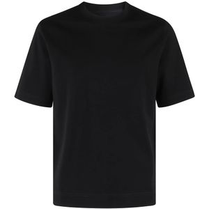 Circolo 1901, Heren, Tops, Zwart, Maat: M Katoen,