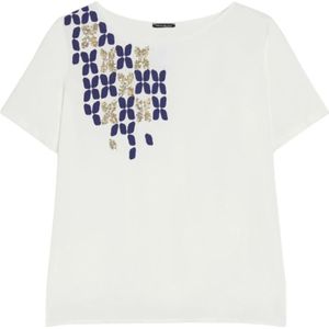 Pennyblack, Dames, Tops, Wit, Maat: L Viscose,