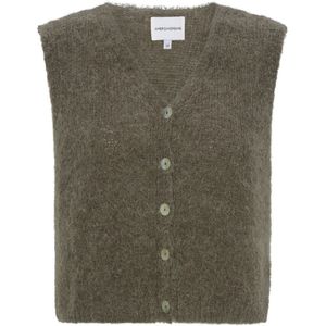 Americandreams, Dames, Truien, Groen, Maat: S Wol,