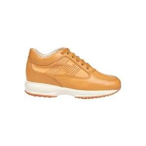 Hogan Melon Interactieve Sneakers , Orange , Dames , Maat: 37 1/2 EU