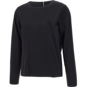 Sun68, Dames, Tops, Zwart, Maat: S Katoen,