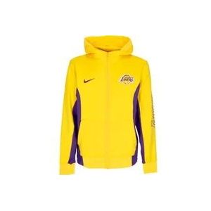 Nike NBA Dri-Fit Showtime Full-Zip Hoodie , Yellow , Heren , Maat: L