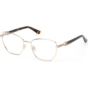 Guess - Geometrisch Metalen Bril - Glanzend Diep Goud - 54 MM