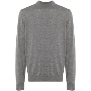 J.Lindeberg, Heren, Truien, Grijs, Maat: L Wol,