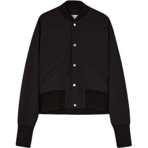 Jil Sander, Heren, Jassen, Zwart, Maat: L Poliester,