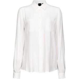 Pinko, Dames, Blouses & Shirts, Wit, Maat: L Zijde,