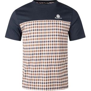 Aquascutum, Heren, Tops, Blauw, Maat: XL Katoen,