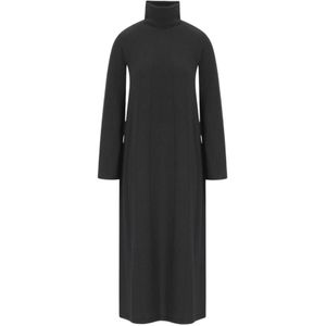 Max Mara, Dames, Jurken, Zwart, Maat: XS Wol,