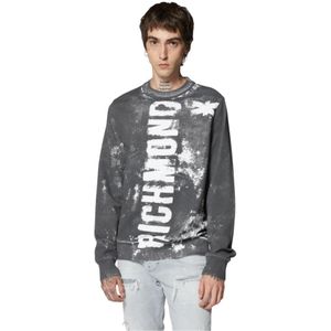 Richmond, Heren, Sweatshirts & Hoodies, Grijs, Maat: XL Katoen,