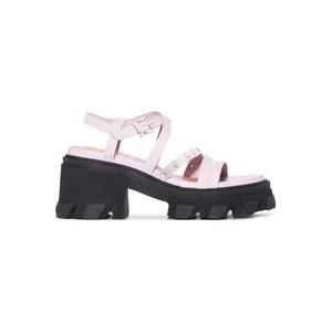 Ganni Sandalen met hoge hakken , Pink , Dames , Maat: 41 EU