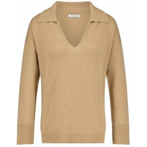 Rosso35, Dames, Truien, Bruin, Maat: L Zijde,