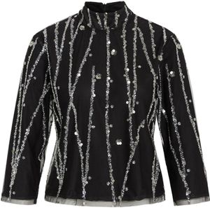 Bruuns Bazaar, Dames, Blouses & Shirts, Zwart, Maat: XS Poliester,