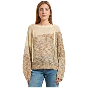 Hugo, Dames, Truien, Beige, Maat: S Wol,