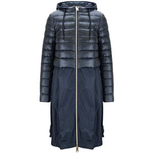 Herno, Dames, Jassen, Blauw, Maat: 2XS Katoen,