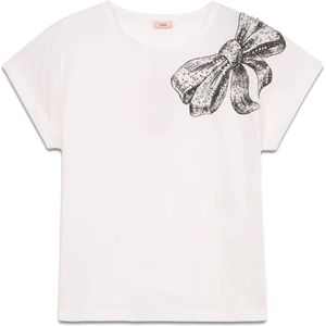 Oltre, Dames, Tops, Wit, Maat: M Jersey,