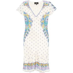 Etro, Dames, Jurken, Veelkleurig, Maat: S Zijde,