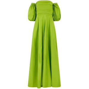 Valentino Garavani, Dames, Jurken, Groen, Maat: XS