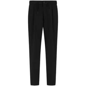 Herno, Heren, Broeken, Zwart, Maat: L Nylon,