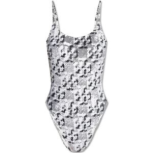 Tory Burch, Dames, Badkleding, Wit, Maat: S