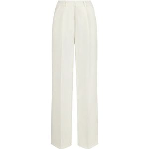 Nicowa, Dames, Broeken, Wit, Maat: XS Leer,