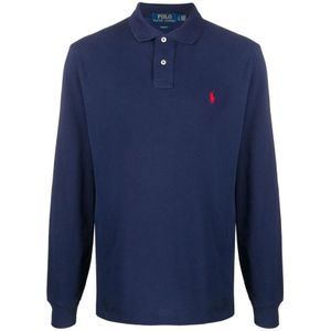 Ralph Lauren, Heren, Tops, Blauw, Maat: XL Katoen,
